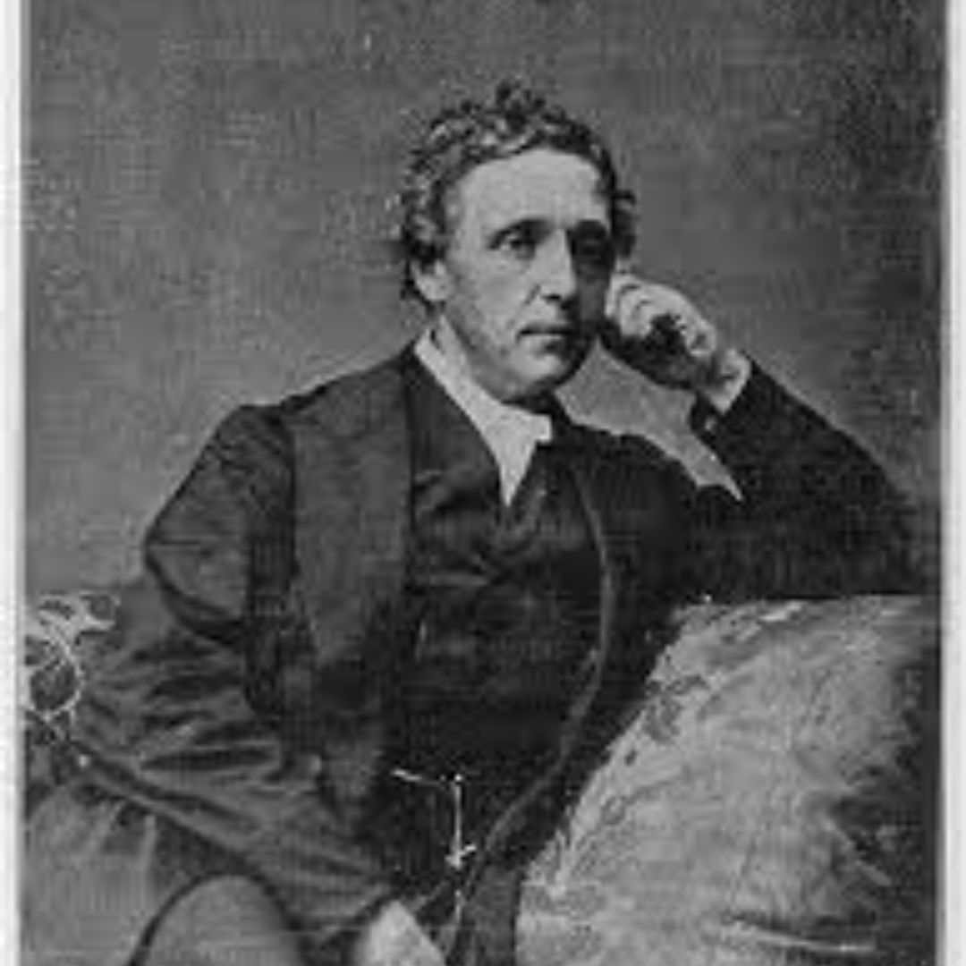 Historical portrait of a pensive Victorian gentleman.