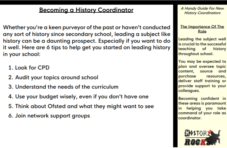 Complete School History Audit Deep Dive Ofsted