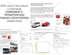 BTEC Level 2 Tech Award In Enterprise: Promotion And Finance Student ...