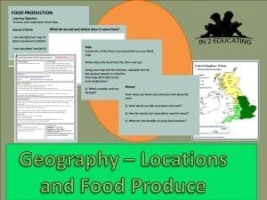 Geography lesson for upper KS2: Researching local farms and their produce