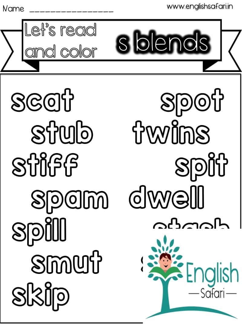 15 Blends Worksheets For Reading Practice Ideal For Special Education 