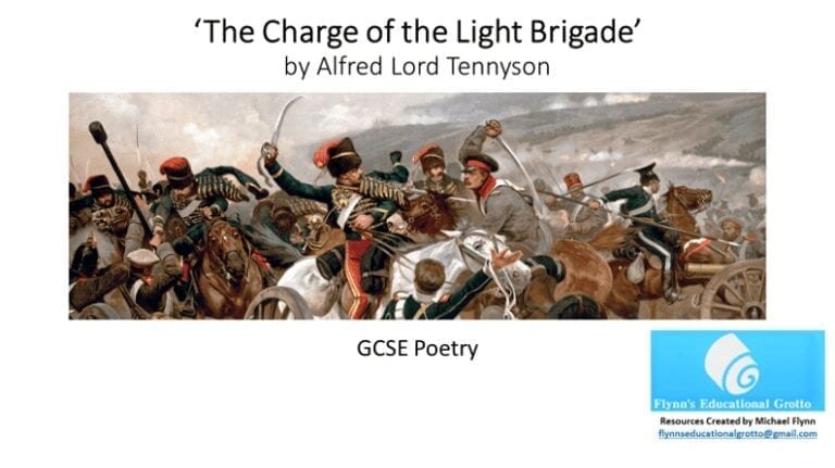 read the passage from the charge of the light brigade