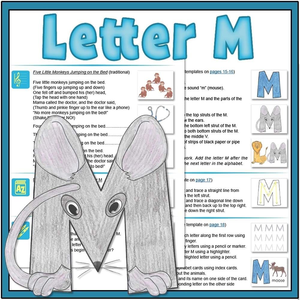 Letter M Lesson Plan For Preschool