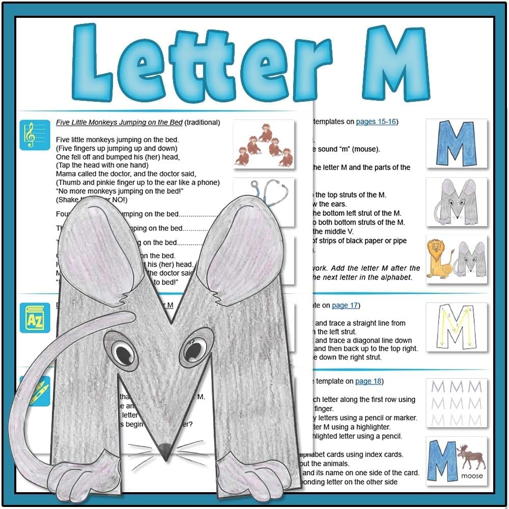 Hatchling Curriculum Letter M Complete Curriculum For Ages 3 6