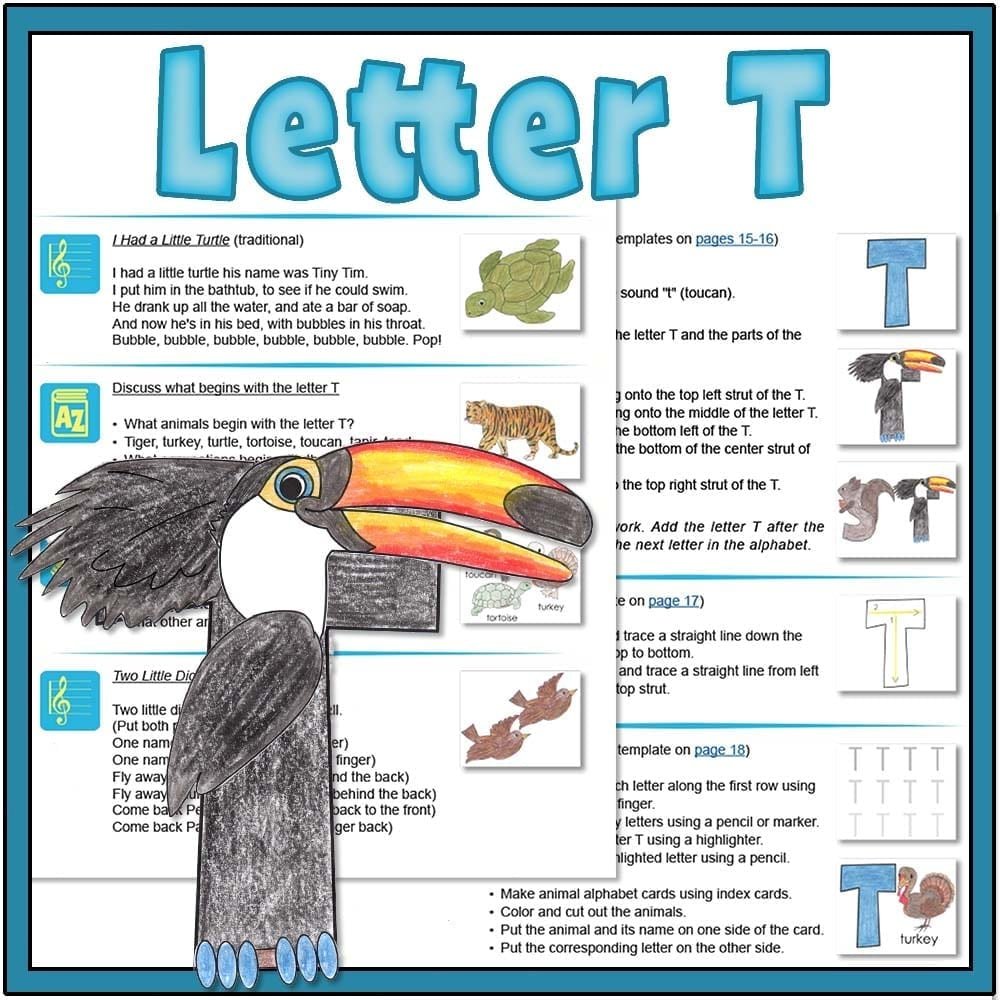 Hatchling Curriculum Letter T A Complete Age Appropriate Program For 