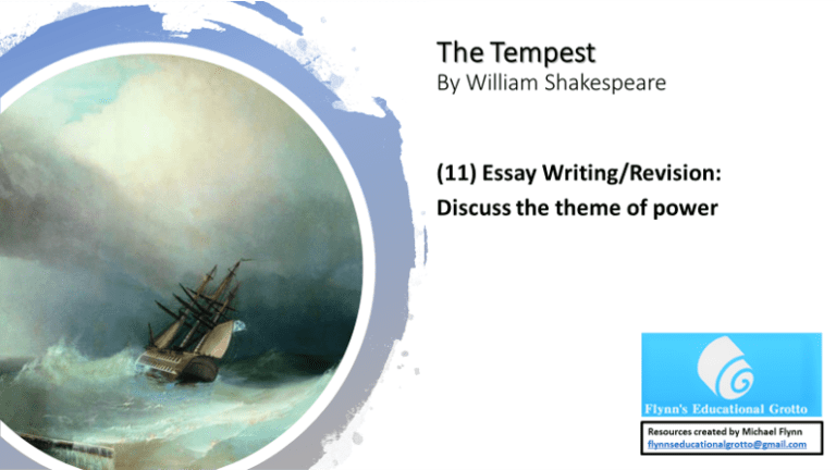 the tempest analysis essay