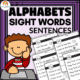 Alphabet Sight Words Sentences | Sight Words Sentences Worksheets