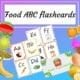 Food alphabet flashcards (Flashcards to print + ppt flashcards including audios)