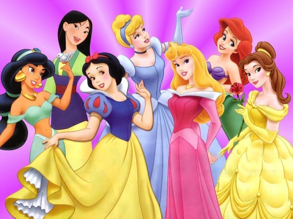 Colorful ESL Powerpoint Lesson for Kids: Disney Princess Vocabulary