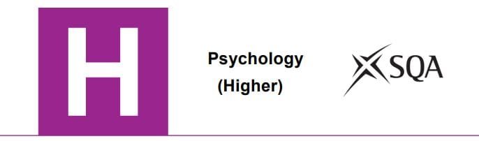 sqa higher psychology coursework