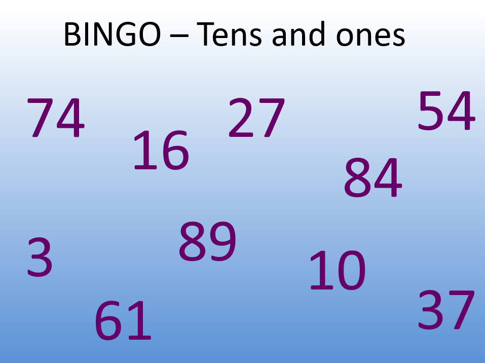 bingo math printable blank