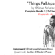 Educational slide for Chinua Achebe's 'Things Fall Apart' chapters.