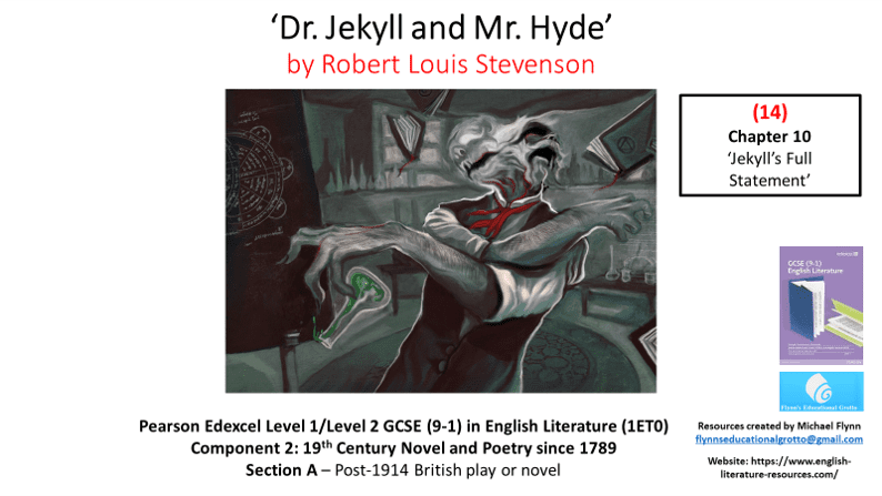 Dr. Jekyll and Mr. Hyde, GCSE English Literature resource.