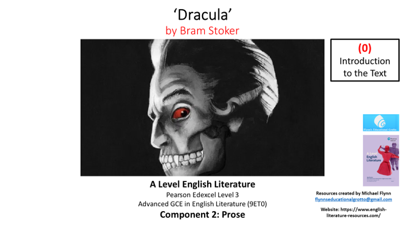 Educational resource on Bram Stoker's 