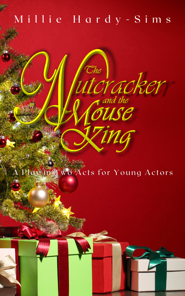 The Nutcracker and the Mouse King play poster with gifts.