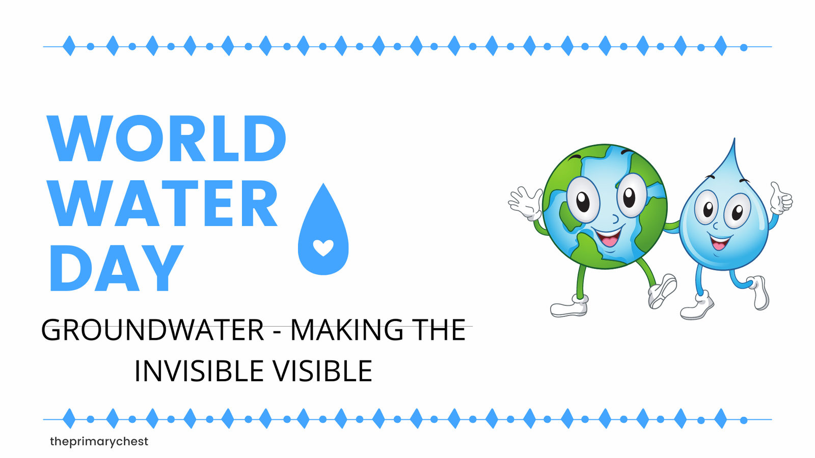 Illustration for World Water Day, focusing on groundwater awareness.