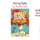 Going Solo by Roald Dahl book cover with chapter detail.