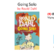 Roald Dahl's book 'Going Solo' cover illustrated by Quentin Blake.