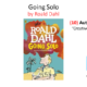 Roald Dahl's 'Going Solo' book cover with Quentin Blake illustration.