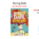 Roald Dahl's Going Solo book cover illustration by Quentin Blake.