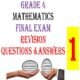 Grade 3 MATHEMATICS (PROBLEM SOLVING and CALCULATIONS INVOLVING MONEY) QUESTIONS & ANSWERS