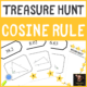 Educational maths treasure hunt game on cosine rule.