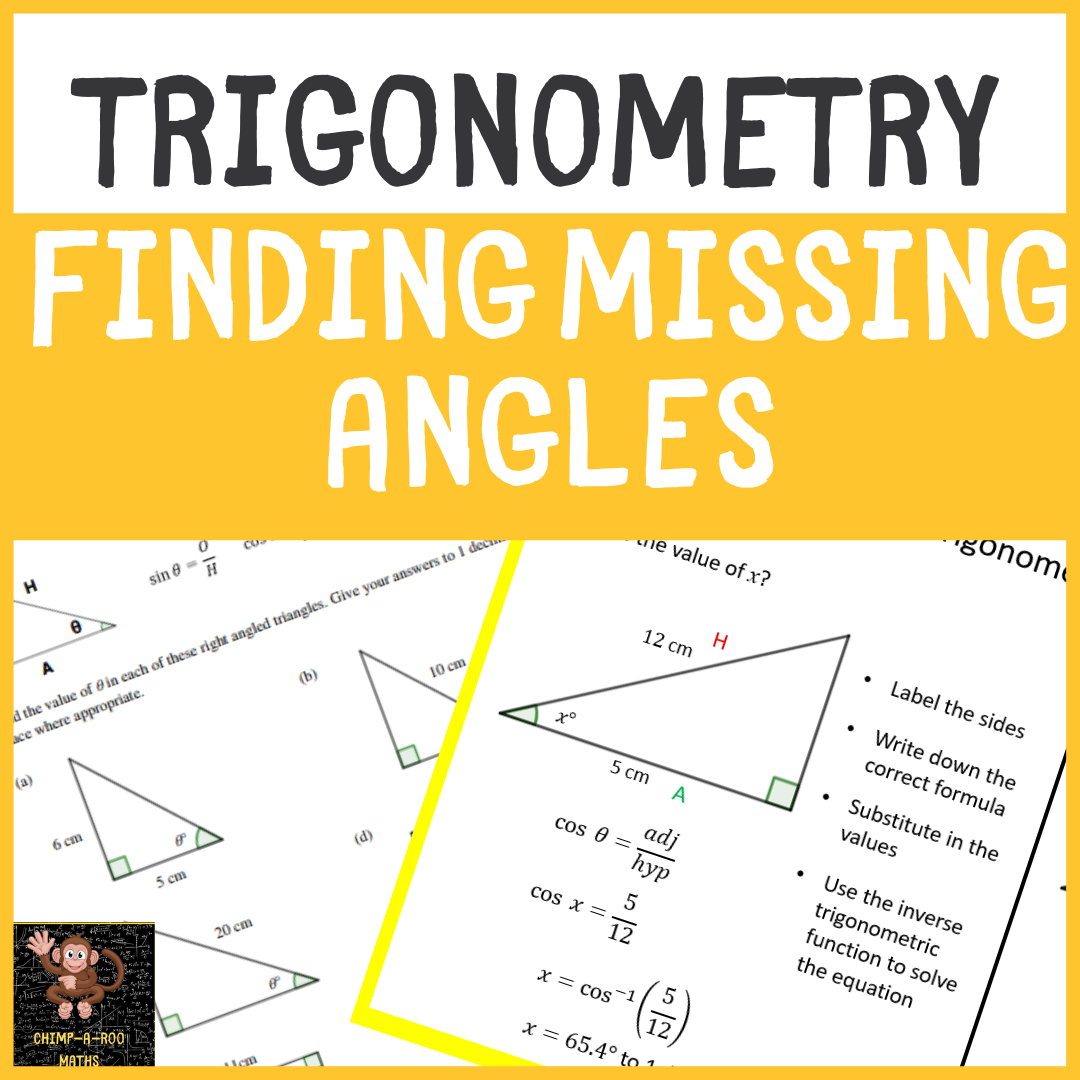 Trigonometry tutorial - solving for missing angles.