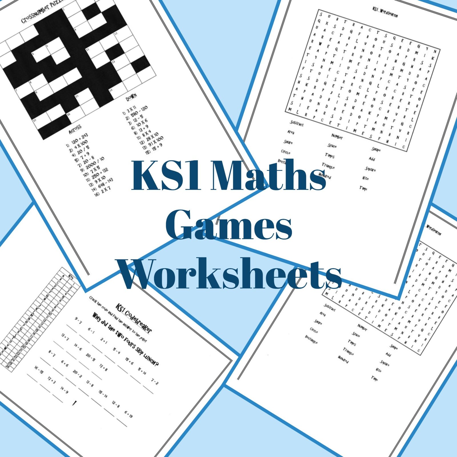 ks1 maths homework grid