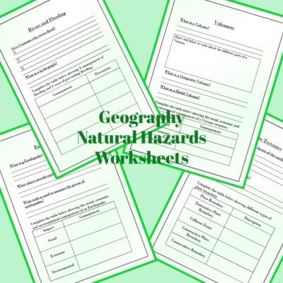 Ks3 Geography Worksheets For Learning Natural Hazards Plate Tectonics