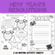 2023 New Year’s Resolution Writing Frame and Activity Sheet | Goal/Aspiration Planning Worksheets And 2023 Writing Frame