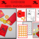 Chinese New Year Lucky Red Money Envelopes and Chinese Coin | Year of The Rabbit
