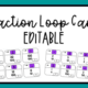 Editable fraction loop cards for learning.