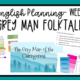 Week of English Plans and resources: Scottish Folktale The Grey Man