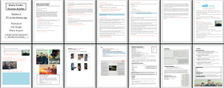 Presentation slides, various topics and layouts.