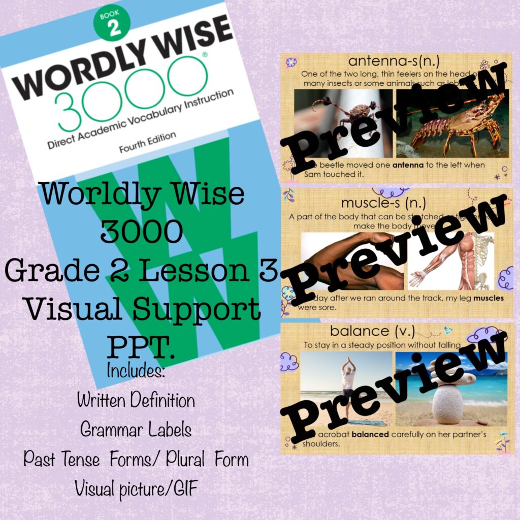 Learn Multiple Meanings Of Words With Wordly Wise Books: Grade 2 Lesson 3