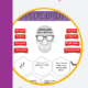 Halloween-themed Spanish activity worksheet with phrases and icons.