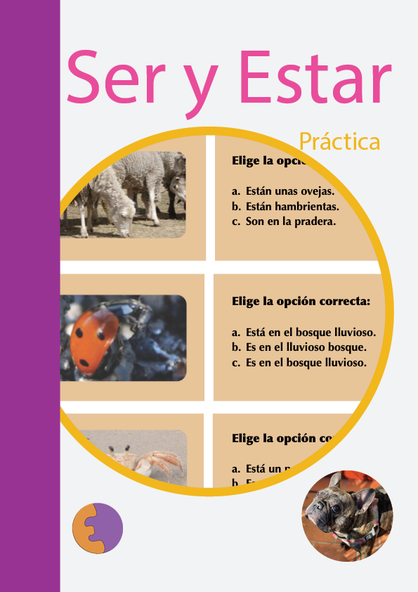 Spanish language learning worksheet 