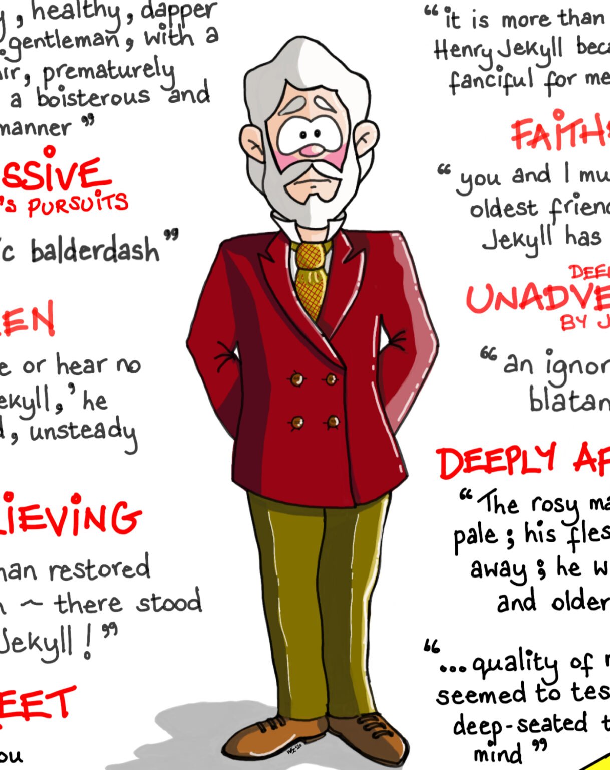 Engaging Dr Lanyon Character Poster Useful Quotes and Comments for