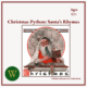 Vintage Santa reading with children, Christmas Python book cover.