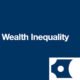 Educational slide on wealth inequality discussion.