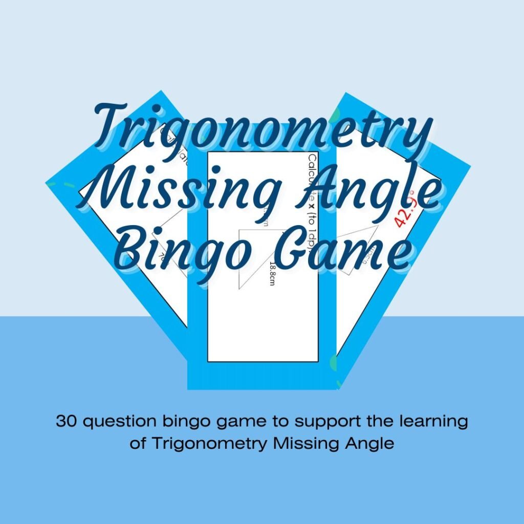 Engaging Trigonometry Missing Angle Maths Bingo Game for Interactive ...