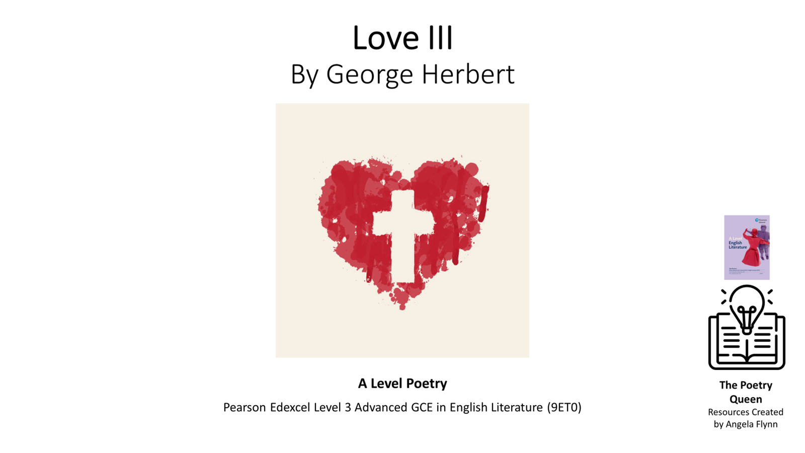 Love III George Herbert poetry illustration for A Level Literature