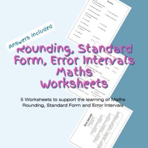 Download Maths Rounding, Standard Form & Error Intervals Worksheets