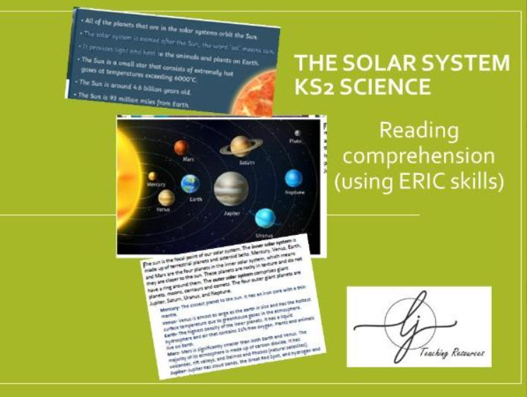 KS2 Science Solar System educational poster.