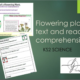 Flowering plant reading comprehension