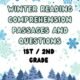 1st – 2nd Grade Winter Reading Comprehension – Passages and Questions . 2024