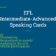 EFL Intermediate-Advanced Speaking Cards