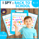 I Spy Back to School activity for kids.