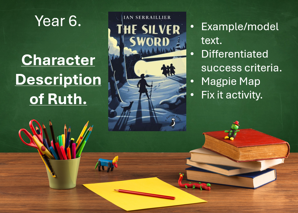 Year 6 Ruth character description activity.