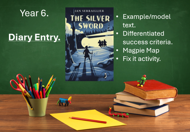 Year 6 Diary Entry Resources for 'The Silver Sword'